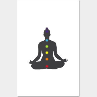 Chakra Colors, Meditation Posters and Art